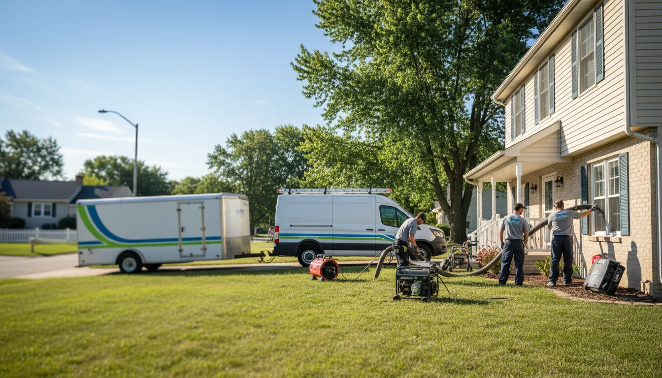 Flooded Basement Restoration And Cleanup With Repair in Moriah Center, NY near me